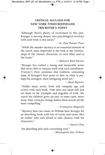 Blood Hollow A Novel