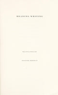 Reading Writing