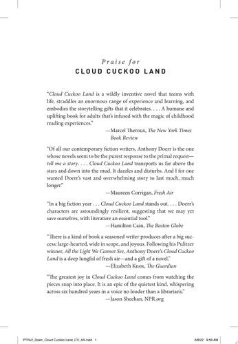 Cloud Cuckoo Land A Novel