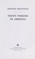 Trout Fishing in America