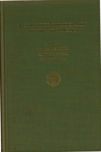A Classified Bibliography of the Septuagint