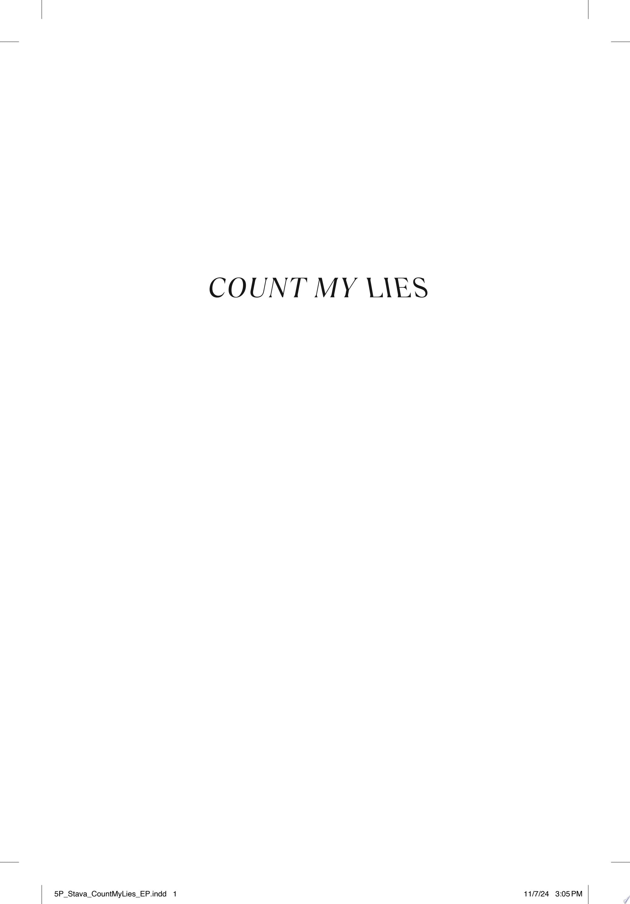 Count My Lies A GMA Book Club Pick!