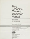 Ford Econoline Vans, 1969 Thru 1977, All V8 Engined Models 302cu In, 351ci Om. 460 Cu in