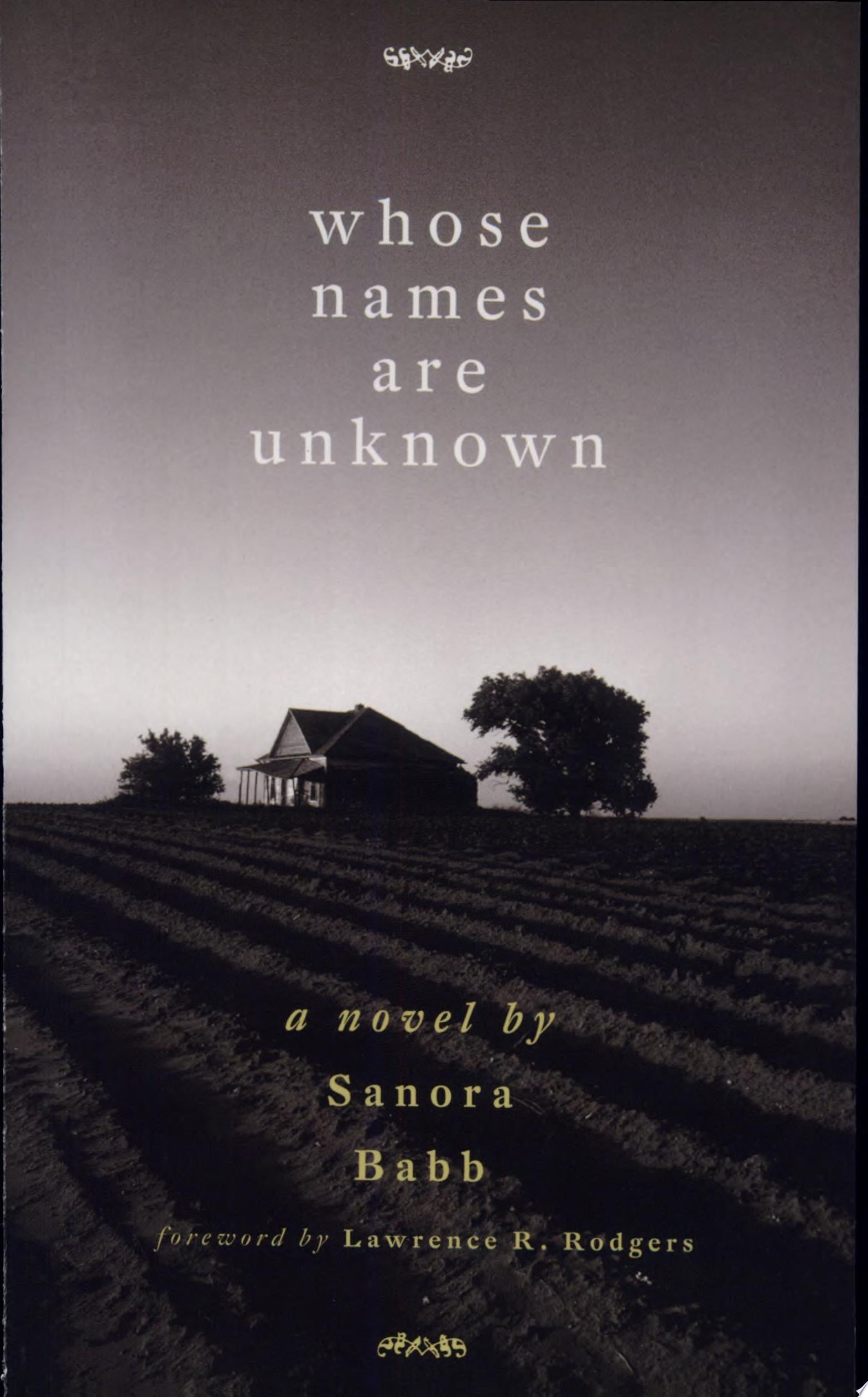 Whose Names are Unknown A Novel