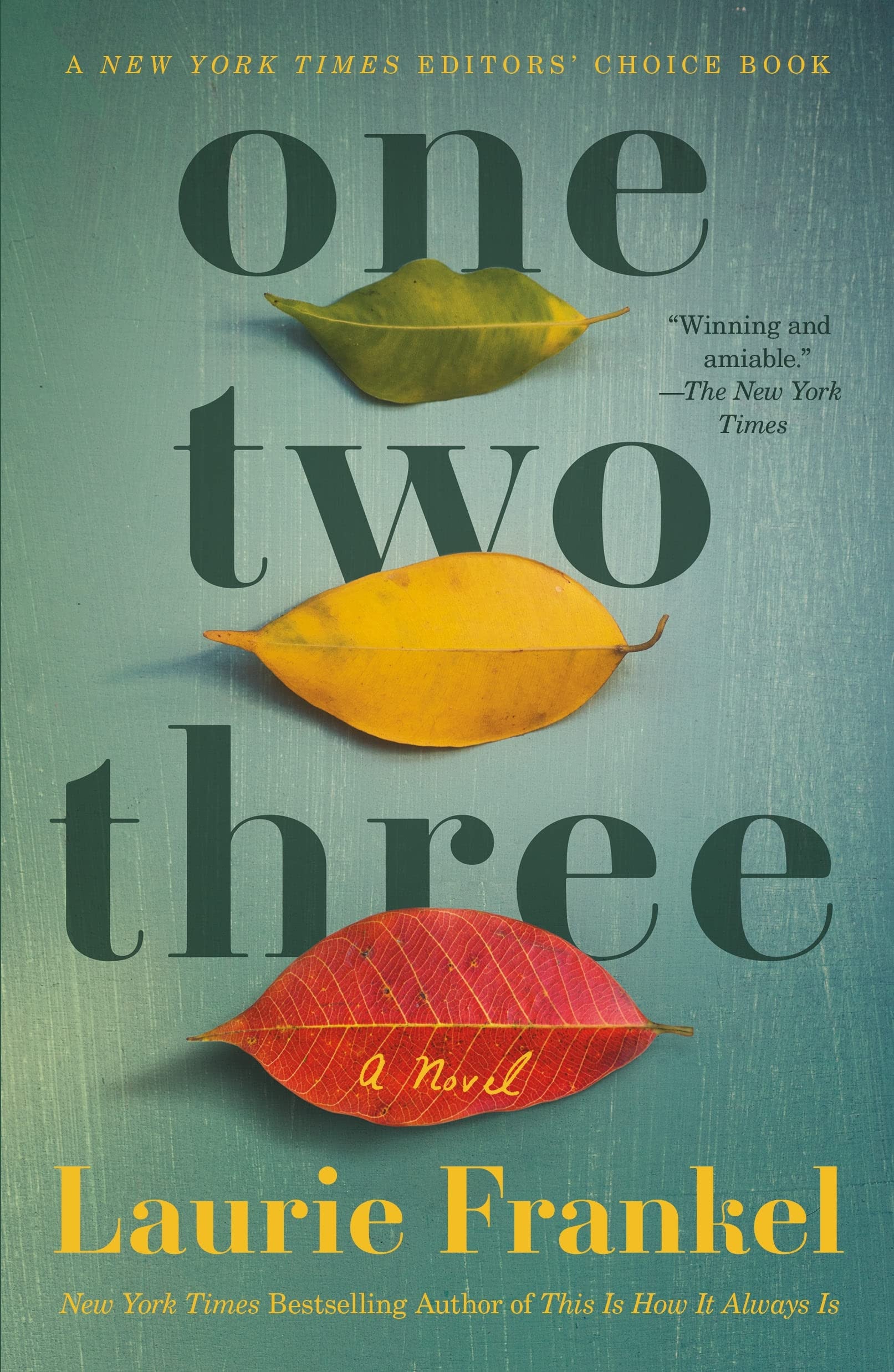 One Two Three A Novel
