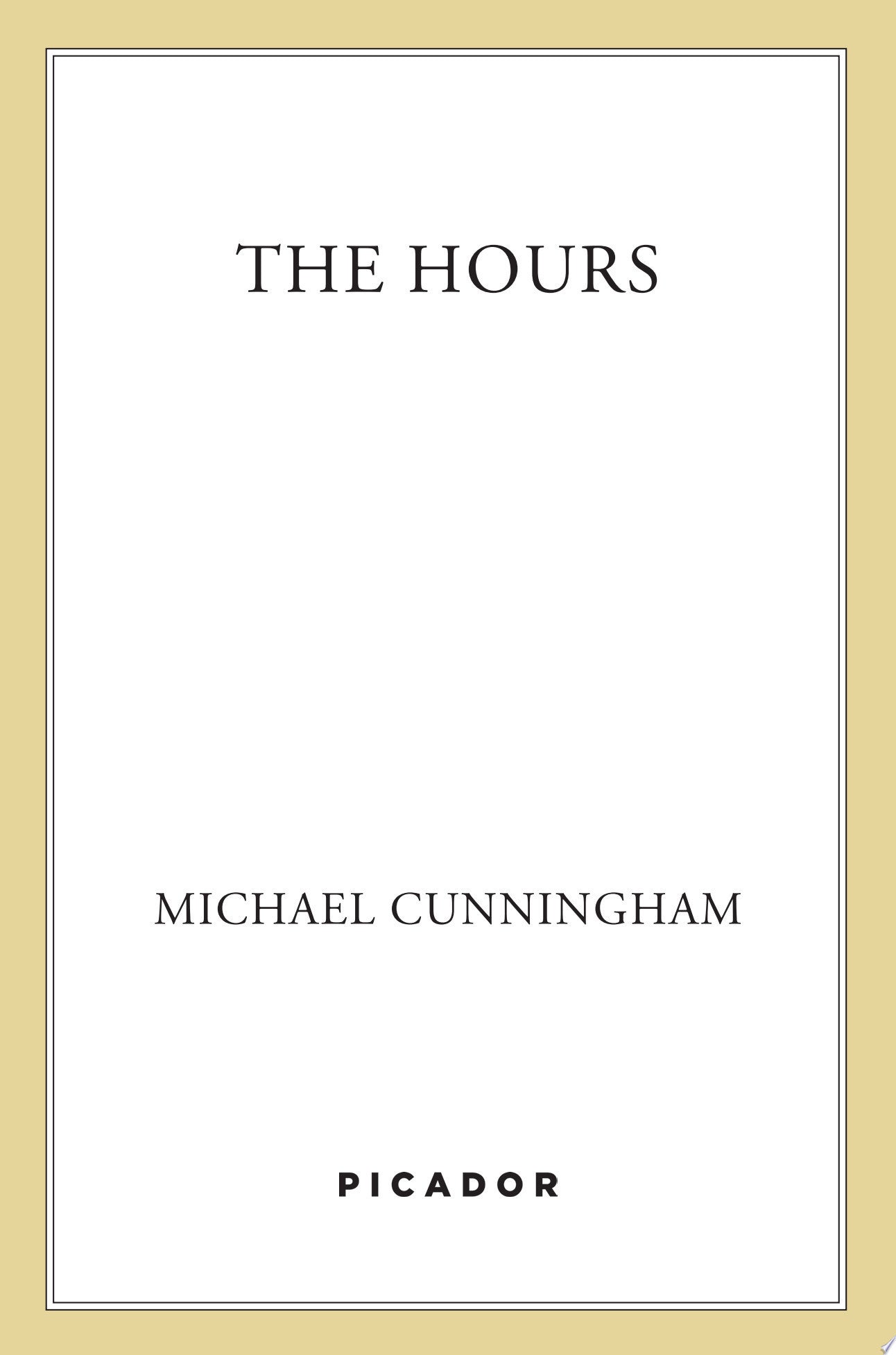 The Hours A Novel