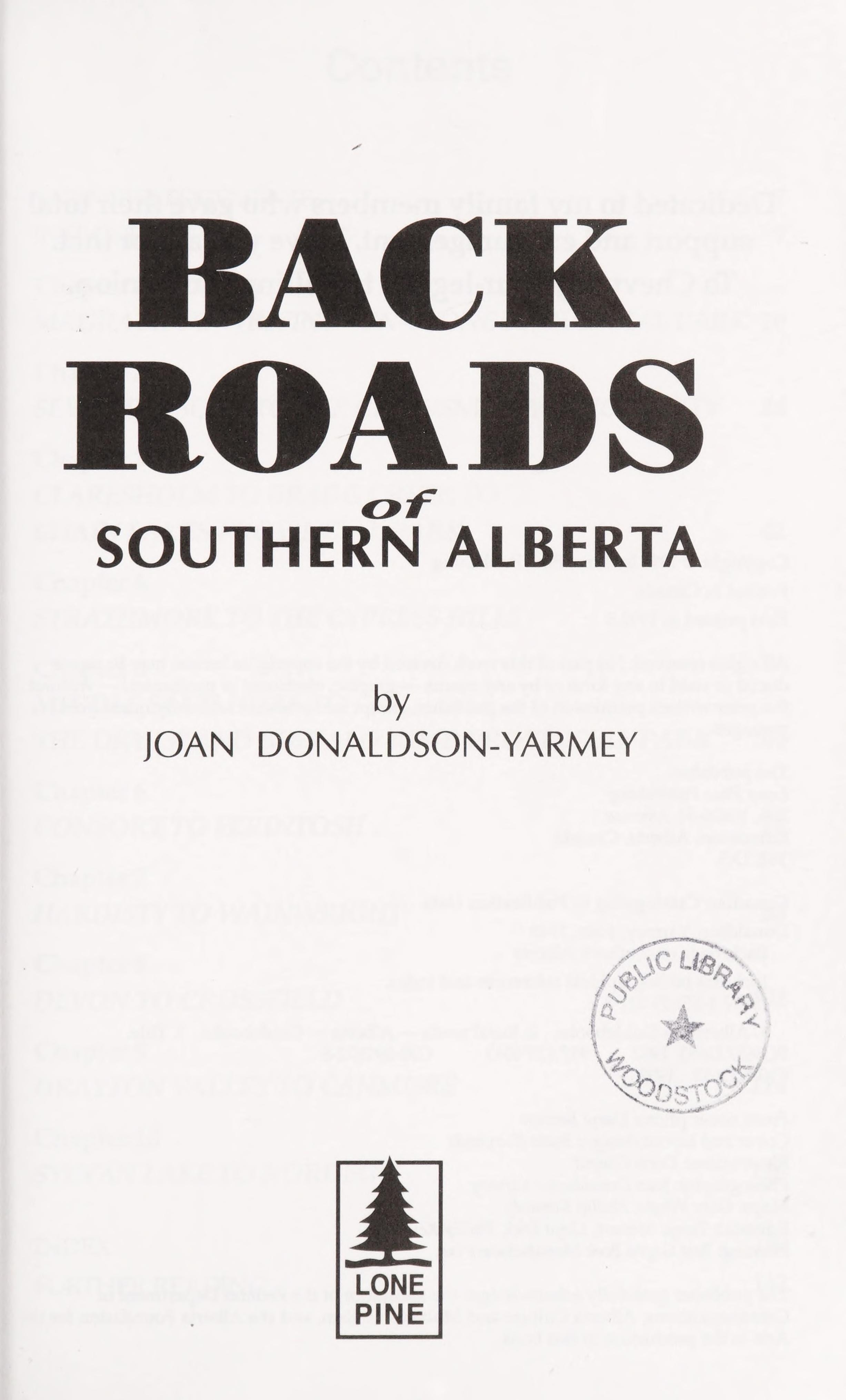 Backroads of Southern Alberta